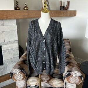 Olive & Oak Elbow Patch Cardigan